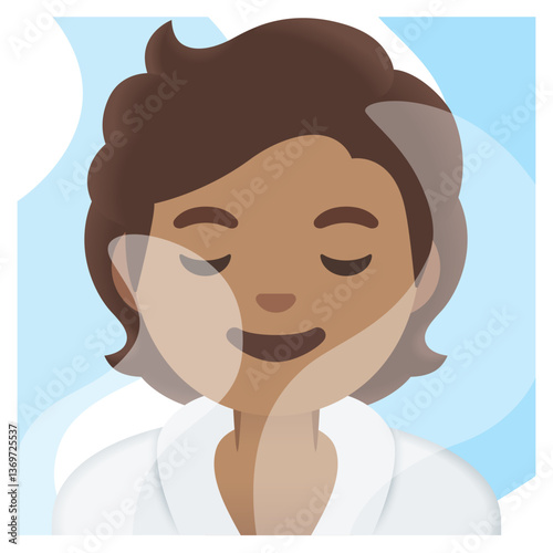 Person in Steamy Room
