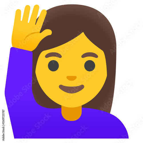 Person Raising Hand
