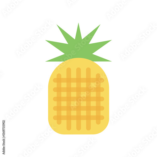 Pineapple Vector Illustration