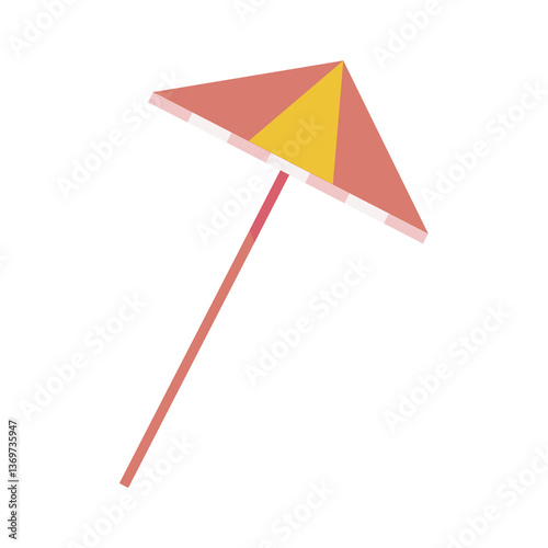 Beach Umbrella Vector Illustration