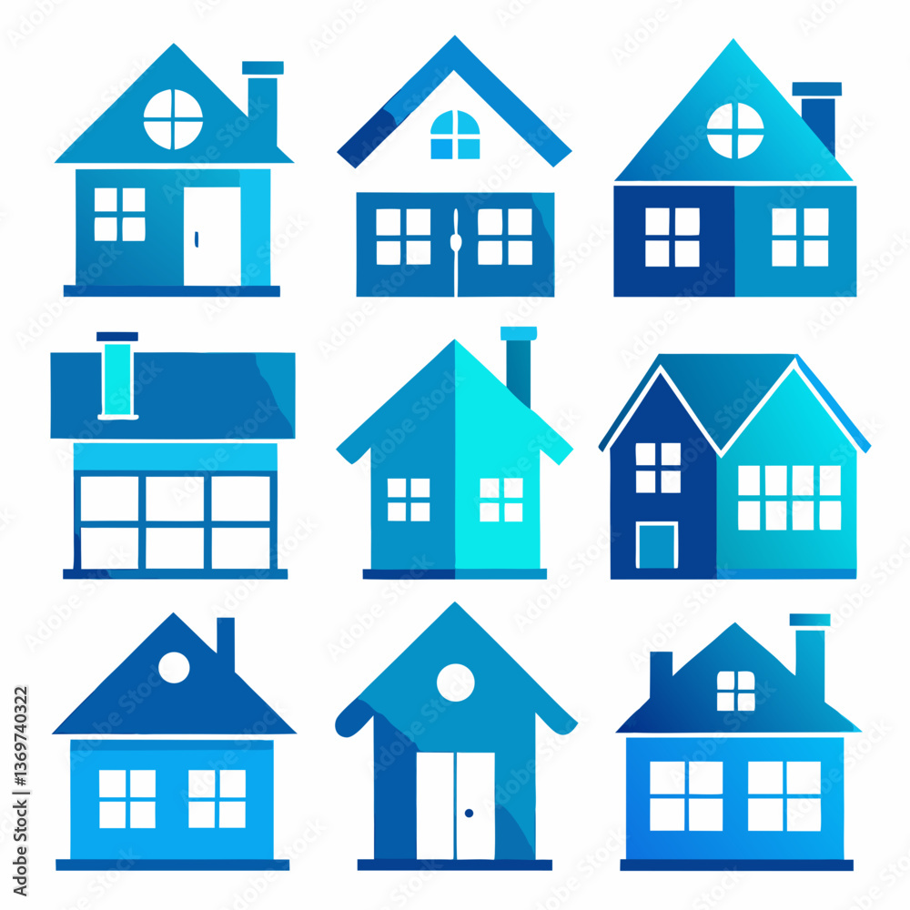 house icons set house icons set