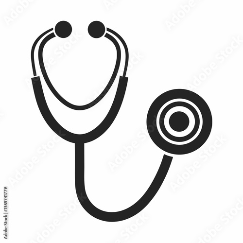 stethoscope isolated on white background