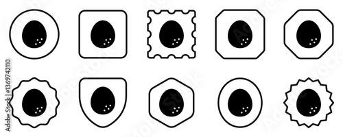 Editable egg vector icon. Part of a big icon set family. Perfect for web and app interfaces, presentations, infographics, etc