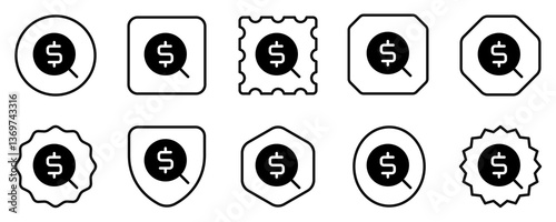 Editable money, profit seeking vector icon. Part of a big icon set family. Perfect for web and app interfaces, presentations, infographics, etc