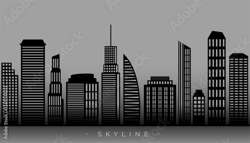 modern skyline buildings banner the future of architecture