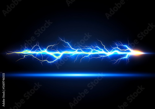 Abstract Electric Lightning Design