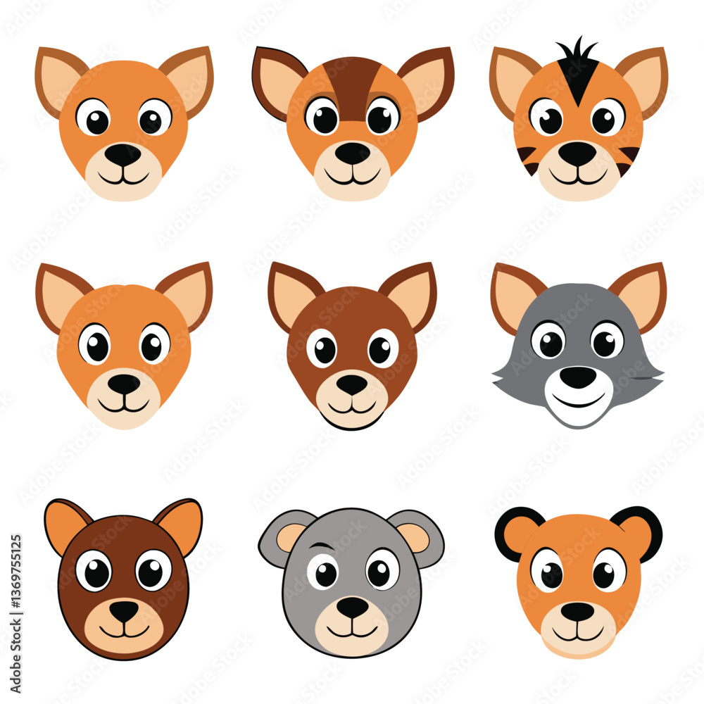 Fototapeta premium A diverse Vector set Illustrator Artwork Design