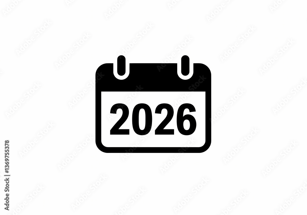 2026 Calendar Icon 2026 Calendar Icon