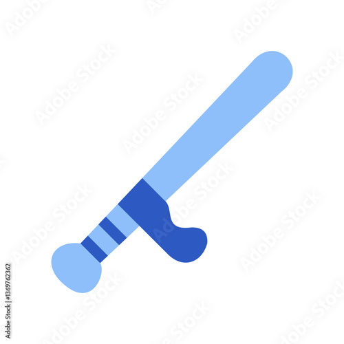 security guard baton icon	
