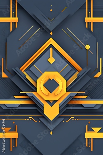 Geometric Abstract Design (3)