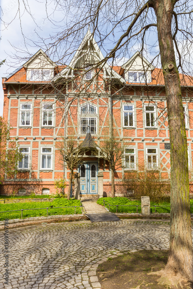 Historic half timbered house in Bad Langensalza, Germany