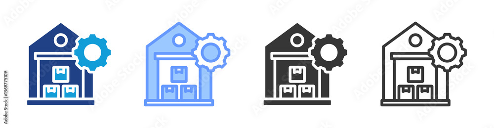 Inventory Management icon set multiple style collection Inventory Management icon set multiple style collection