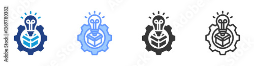 Product Development icon set multiple style collection