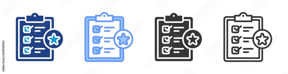 Skills Assessment icon set multiple style collection Skills Assessment icon set multiple style collection