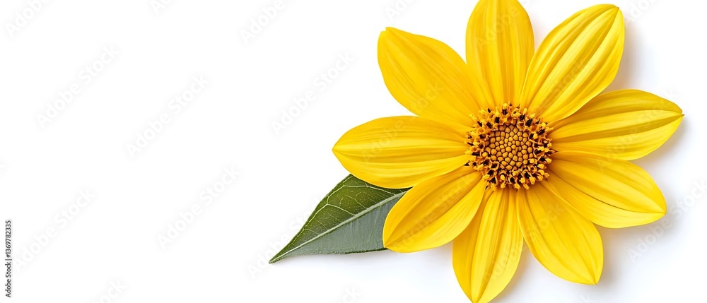 Fototapeta premium Bright Yellow Flower Close-up