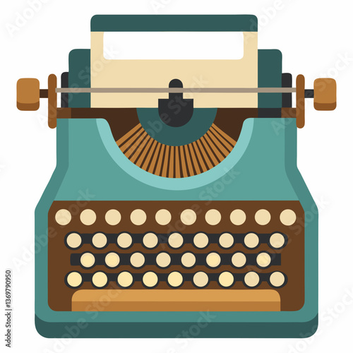old fashioned typewriter