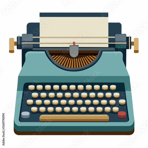 old fashioned typewriter