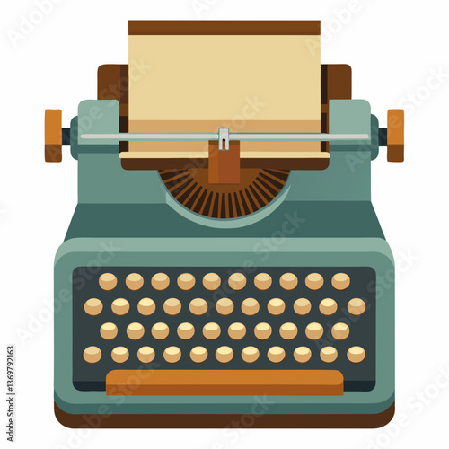 old fashioned typewriter