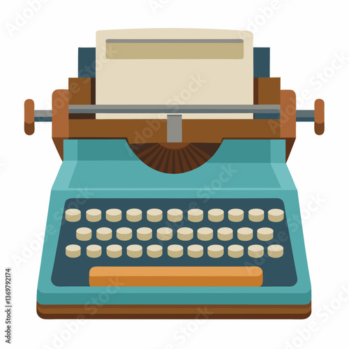 old fashioned typewriter