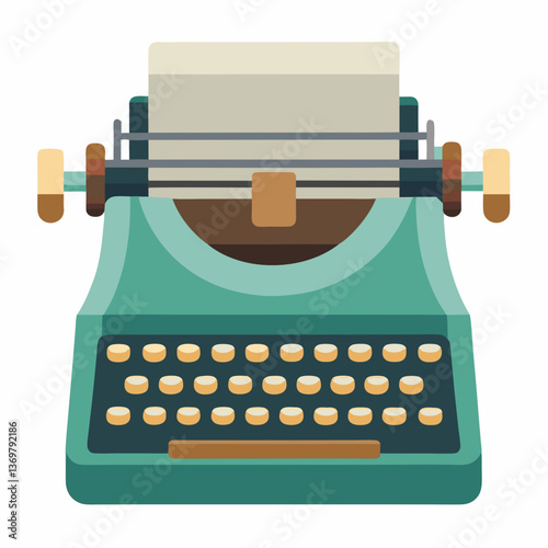 old fashioned typewriter