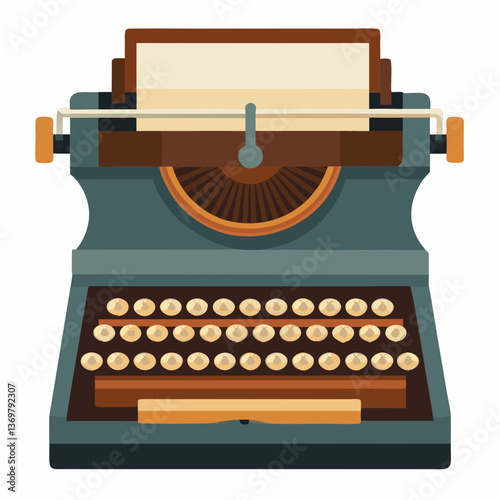 old fashioned typewriter