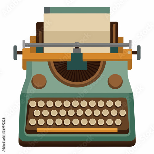 old fashioned typewriter