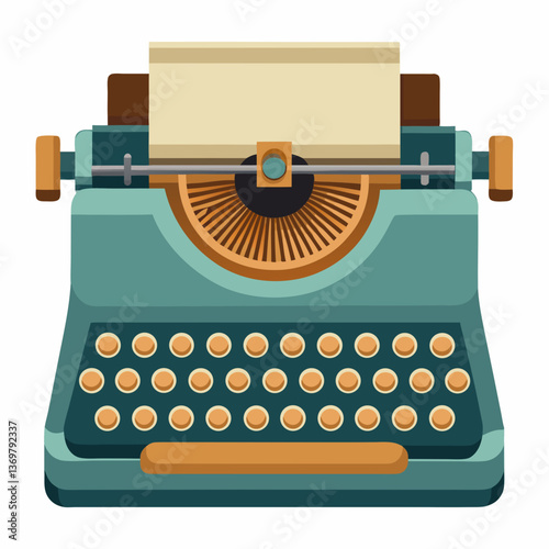 old fashioned typewriter