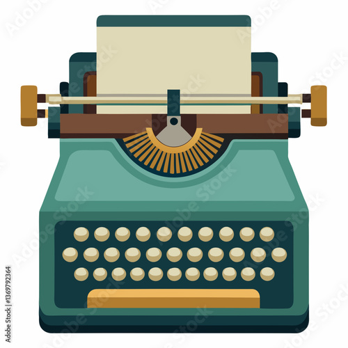 old fashioned typewriter