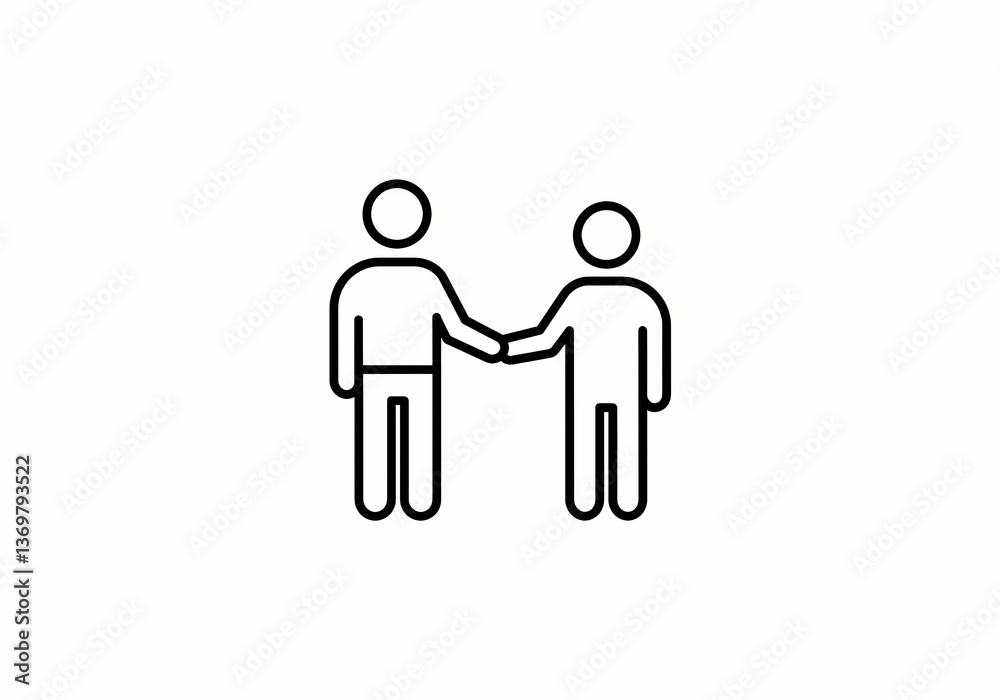 Partnership Collaboration Teamwork Icon Partnership Collaboration Teamwork Icon