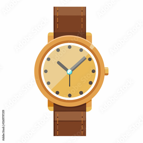 wristwatch vector illustration