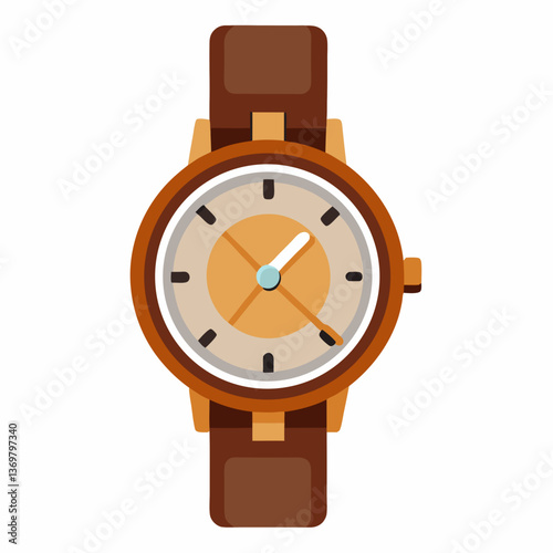 wristwatch vector illustration