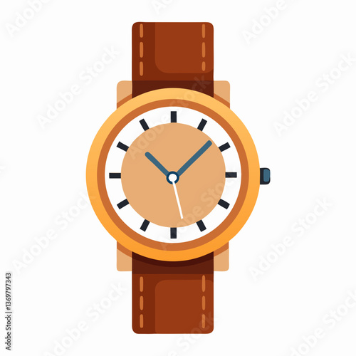 wristwatch vector illustration