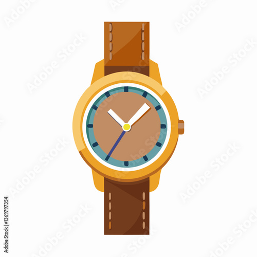 wristwatch vector illustration