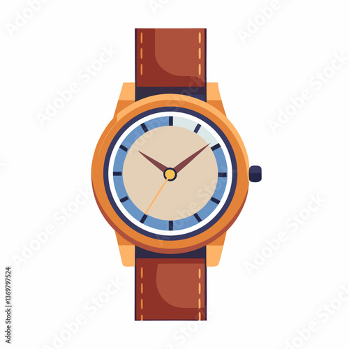 wristwatch vector illustration
