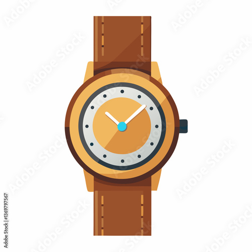 wristwatch vector illustration