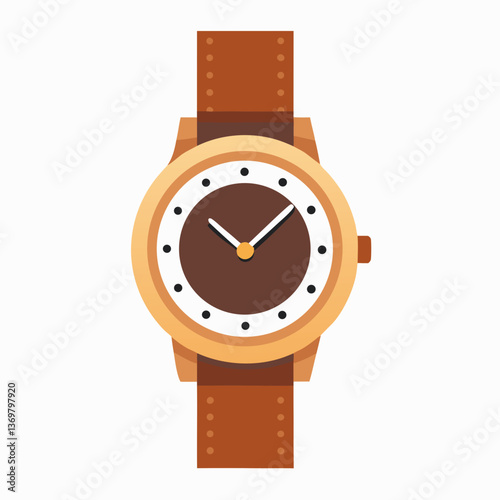 wristwatch vector illustration