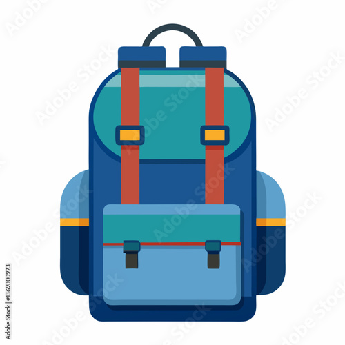 stylish backpack with multiple compartments 