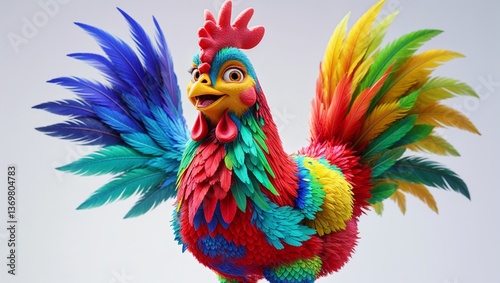 Wallpaper Mural Farm Animal Spotlight: Rooster, Hen & Vibrant Poultry in Nature Torontodigital.ca