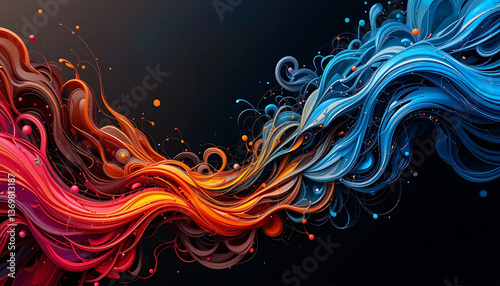 abstract fractal background