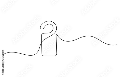 one line drawing Prom party element