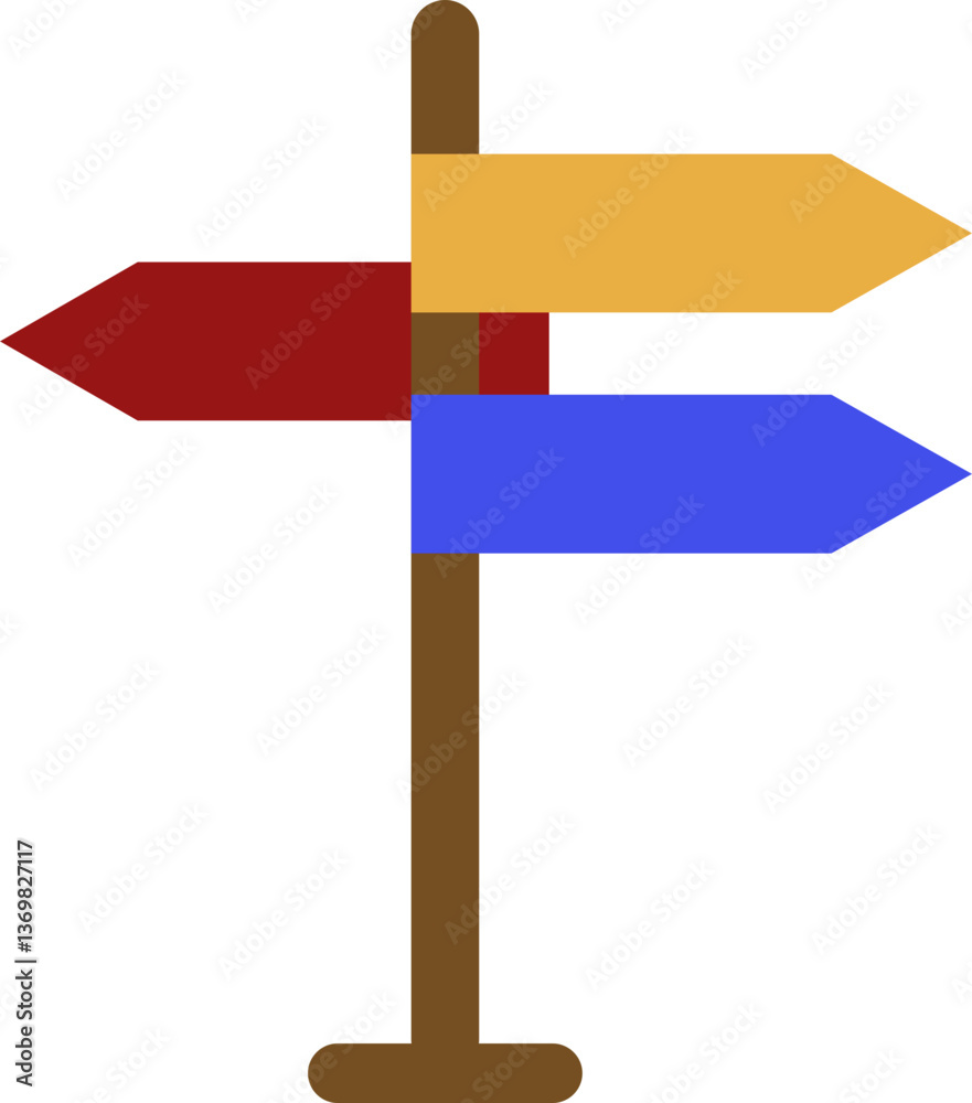 road sign, direction guide road sign, direction guide