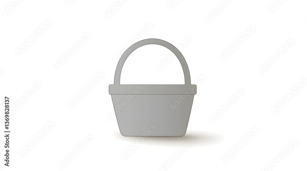 Create a simple basket design in gray color with a slight texture, offering a minimalist aesthetic.
Create a simple basket design in gray color with a slight texture, offering a minimalist aesthetic.