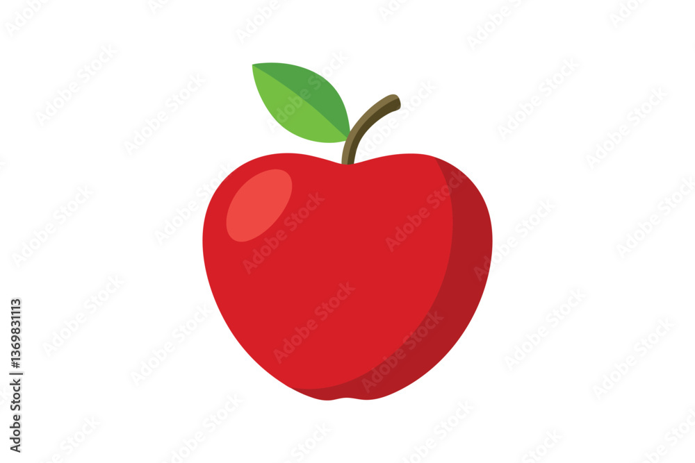 red apple vector illustration red apple vector illustration