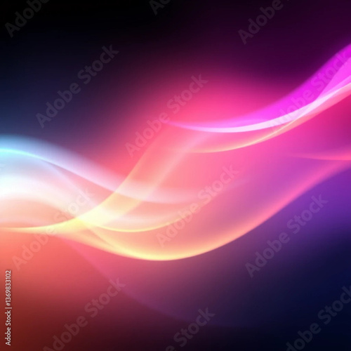 Light color wave loop background Create a looping abstract color wave background 