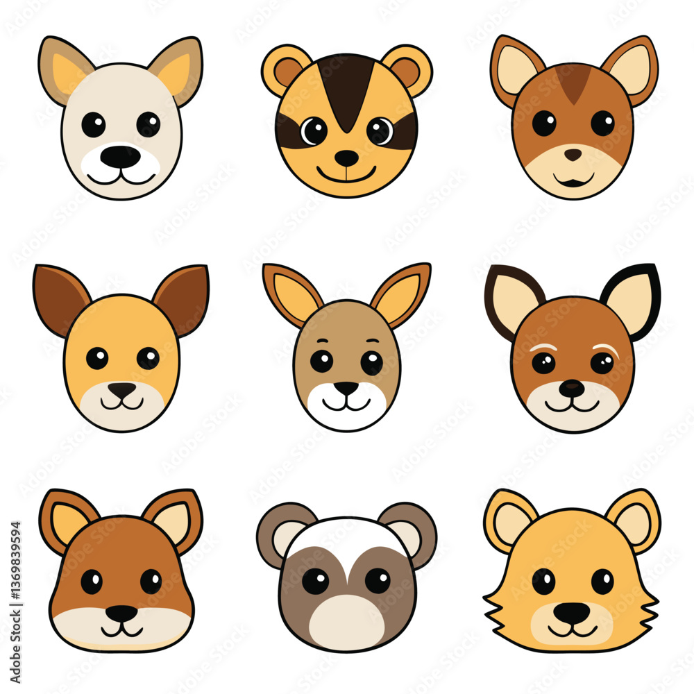 Fototapeta premium A diverse Vector set Illustrator Artwork Design