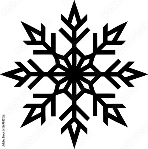 snowflake vector illustration