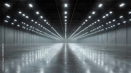 Empty Exhibition Hall Interior