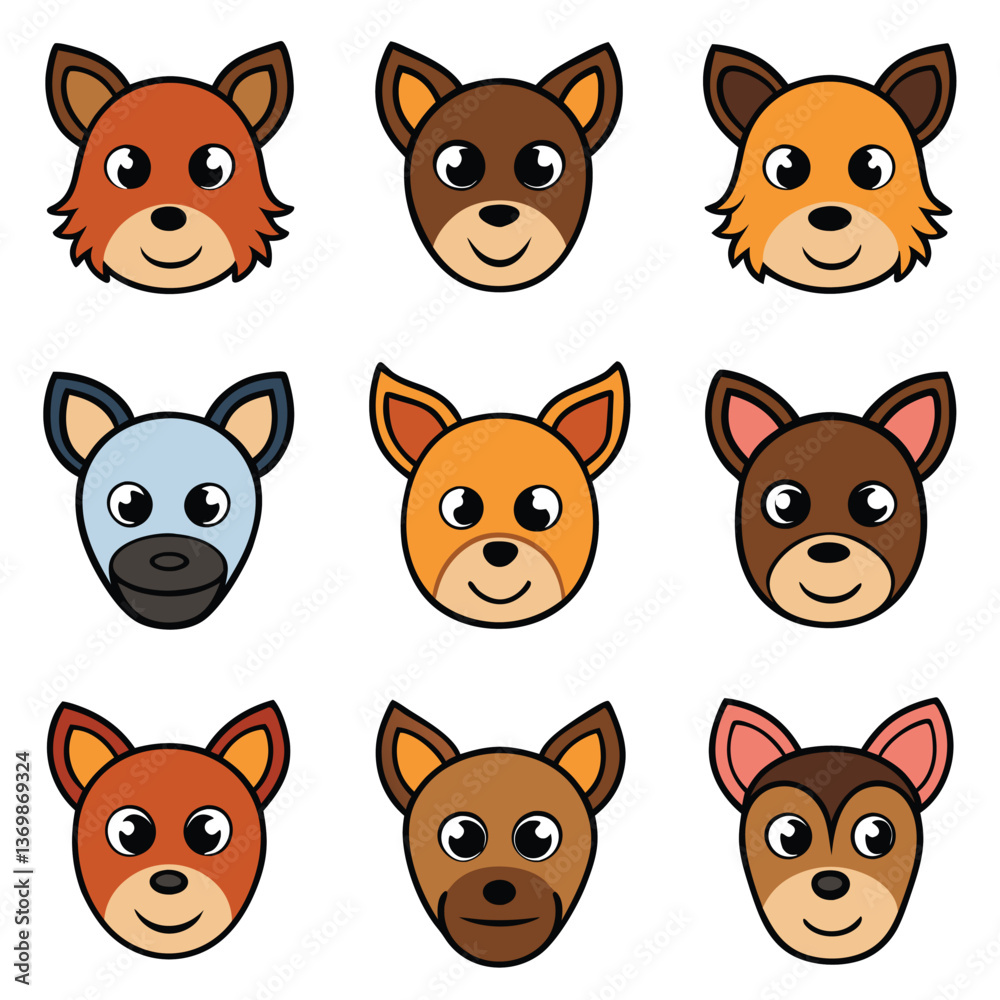 Fototapeta premium A diverse Vector set Illustrator Artwork Design