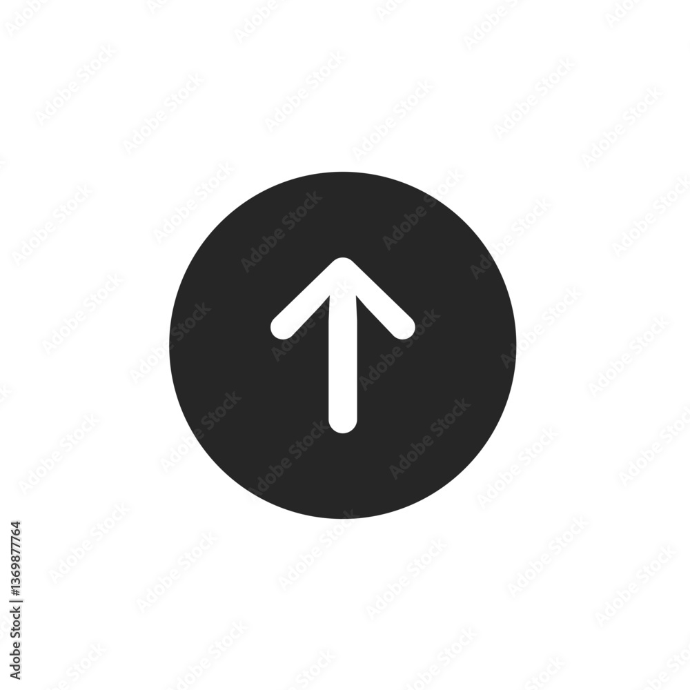 Filled Circle Up Arrow Filled Circle Up Arrow
