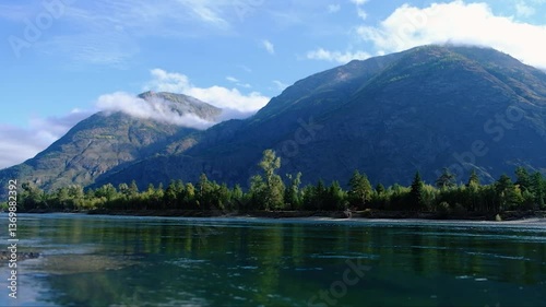 Mountains and rivers of Altai